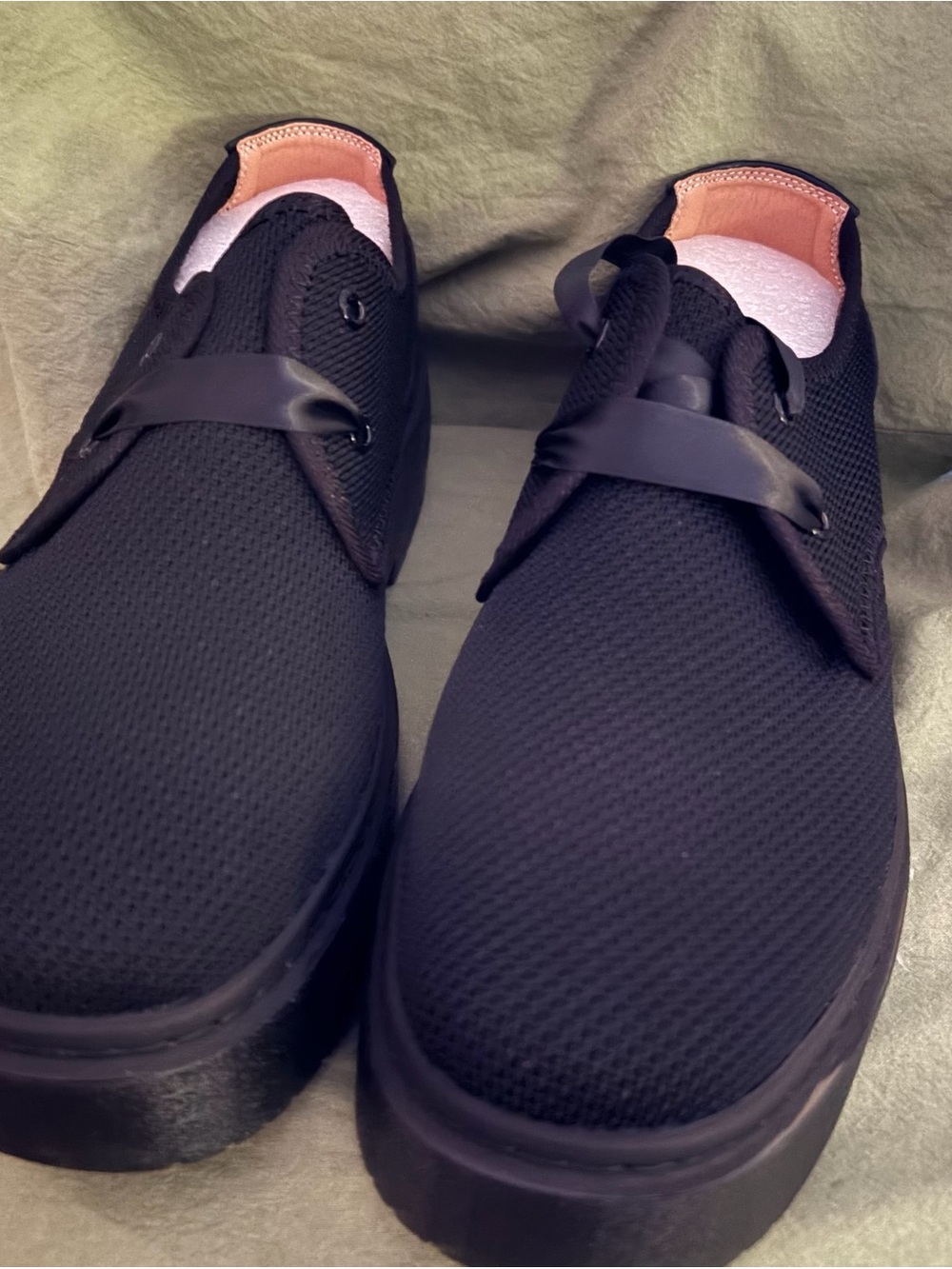 NIB Black Slip-On Knit Casual Shoes